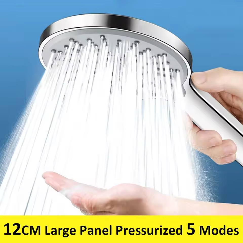 High Pressure Shower Head Handheld - Nuovo soffione doccia regolabile in 5