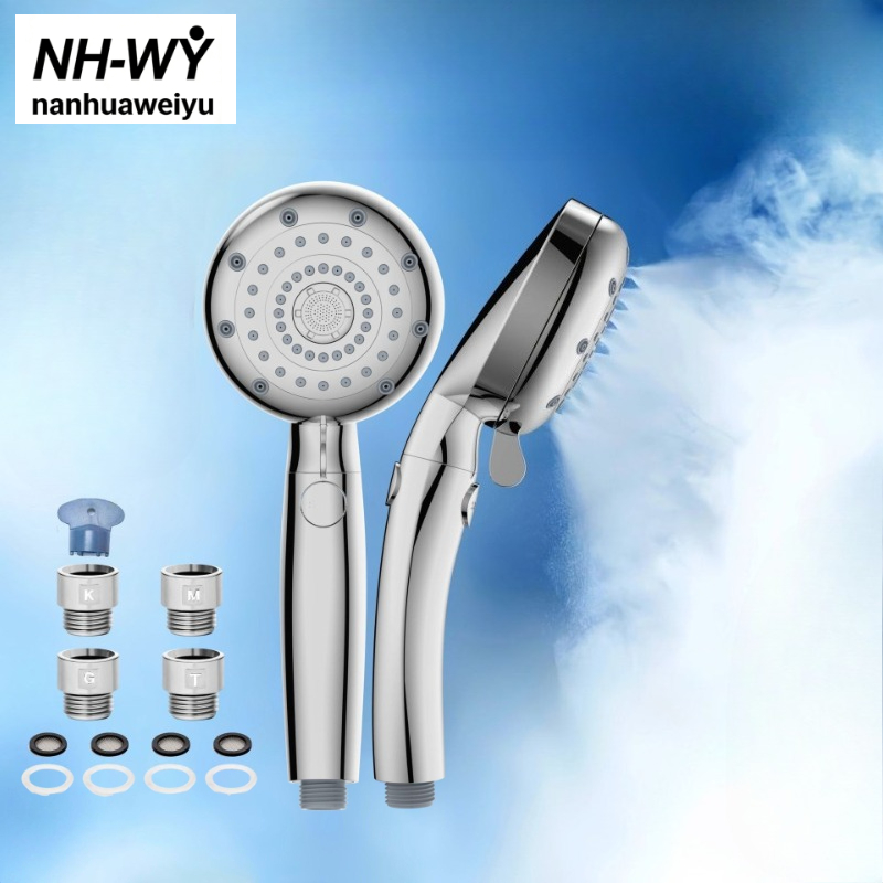 High Pressure Shower Head Handheld - Soffione doccia con microbolle, doccia portatile