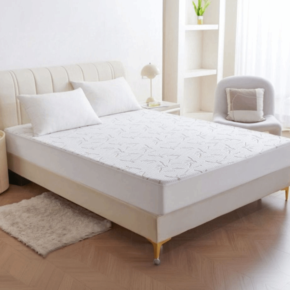 Waterproof Mattress Protector Breathable - Coprimaterasso Impermeabile in Fibra di Bambù,