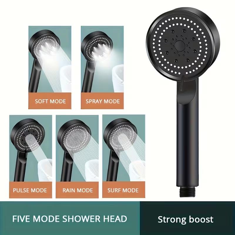 High Pressure Shower Head Handheld - Set di 2 Doccette ad Alta