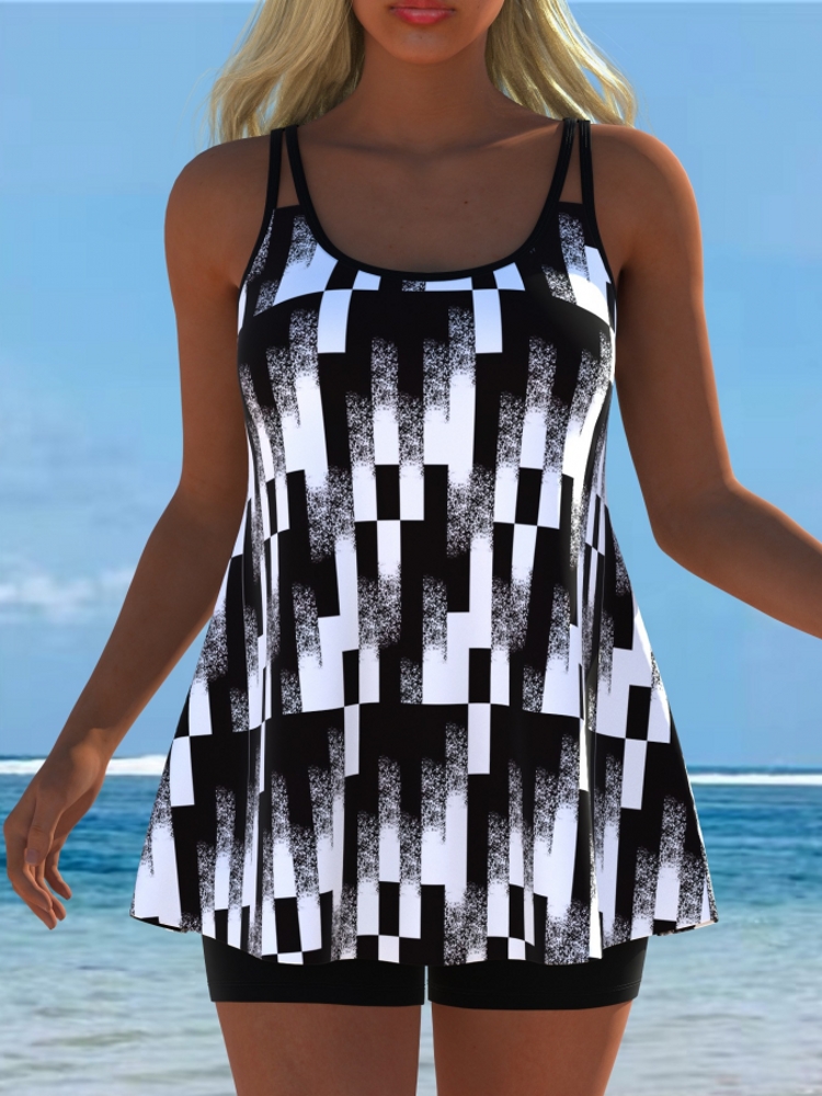 Bath - Nuovo Costume da Bagno Tankini, Set