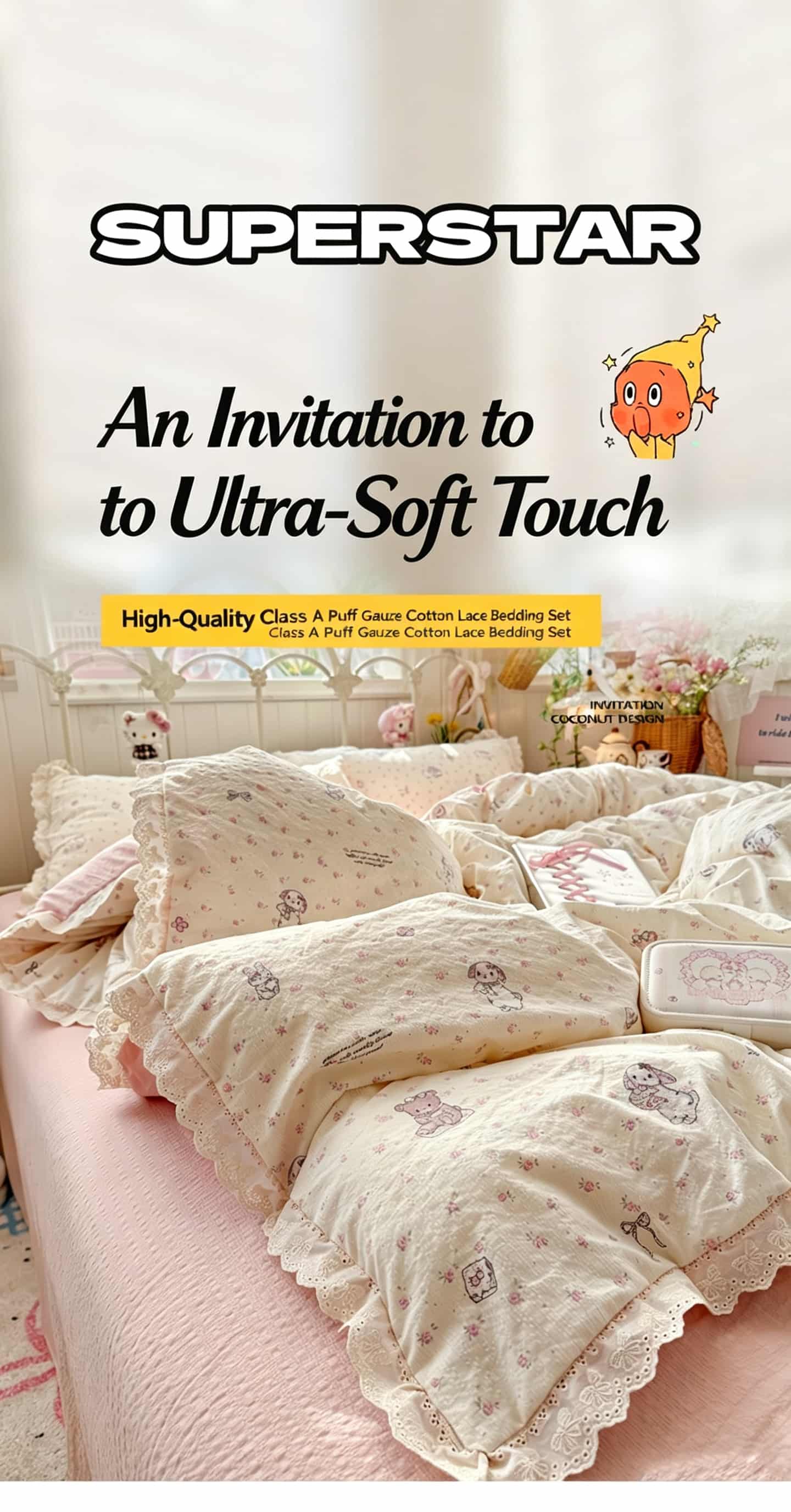 Set di biancheria da letto con - Aesthetic Floral Duvet Cover recensione e prezzo