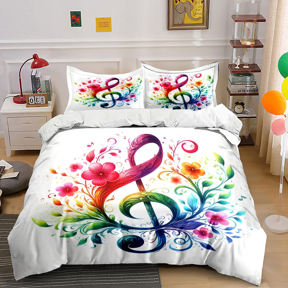 Set copripiumino con motivo fl - Duvet Cover Sets With Zipper recensione e prezzo