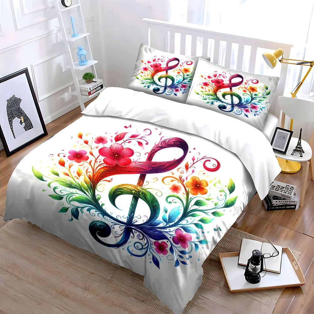 Set copripiumino con motivo fl - Duvet Cover Sets With Zipper recensione e prezzo