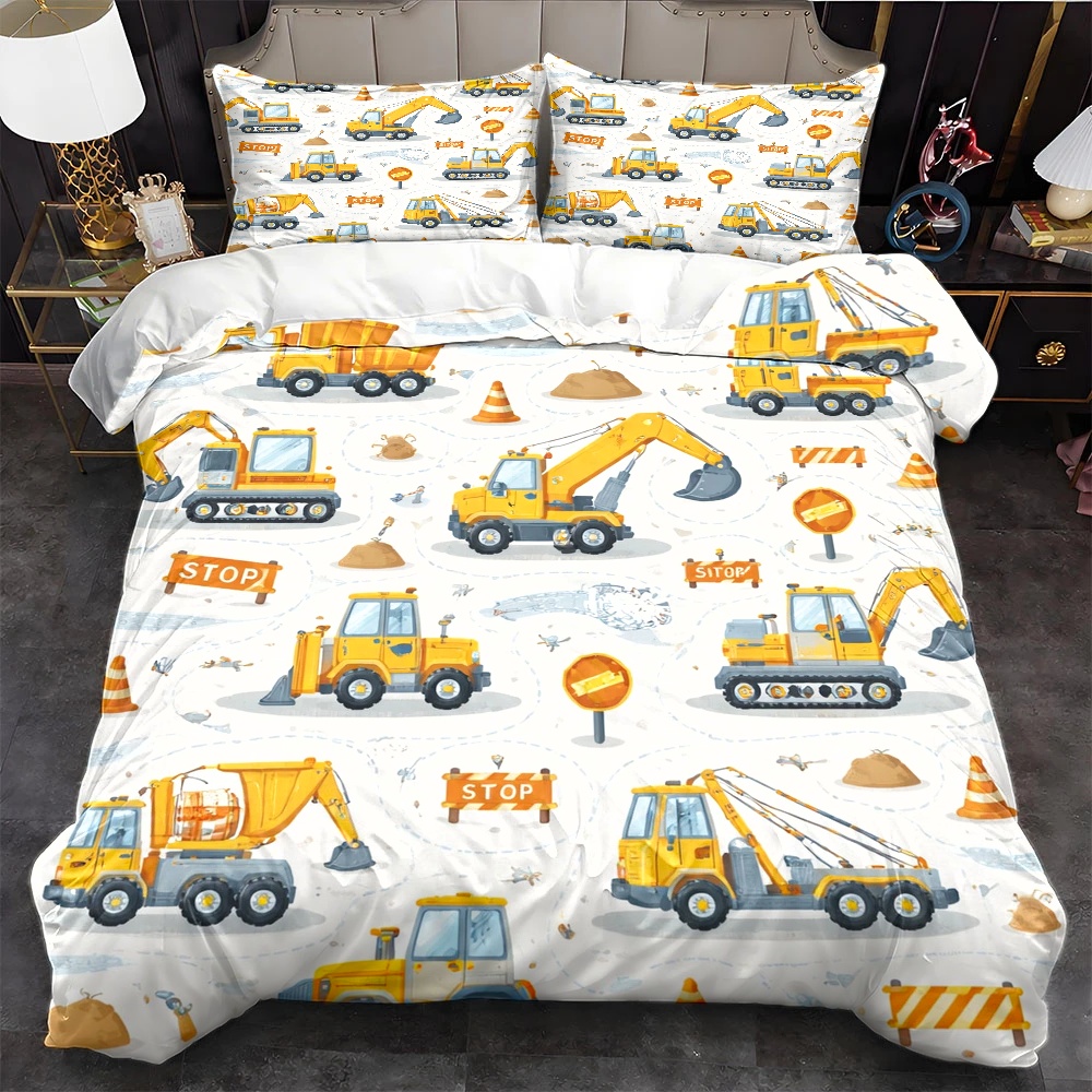 Copripiumino a tema veicoli da - Duvet Cover Sets With Zipper recensione e prezzo