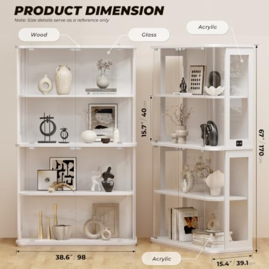 Vetrina espositiva arrotondata - Lighting recensione e prezzo