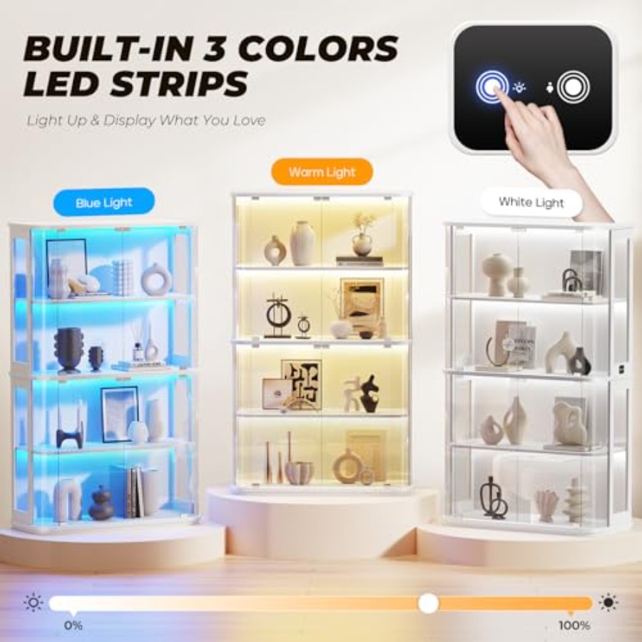 Vetrina espositiva arrotondata - Lighting recensione e prezzo