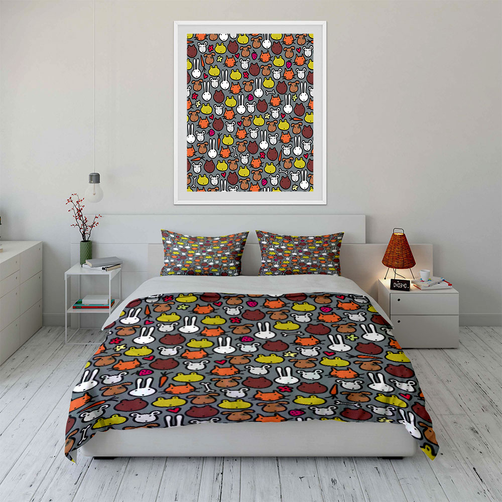 Set copripiumino con motivo a  - Duvet Cover Sets With Zipper recensione e prezzo