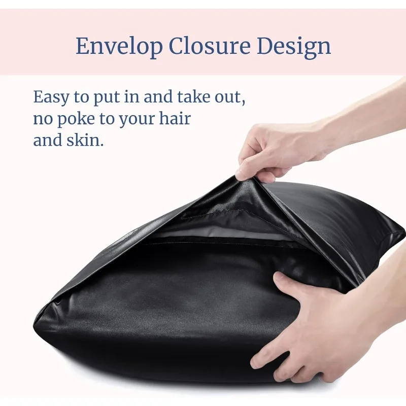 Fodera per cuscino in raso, di - Satin Silk Pillowcase Hair Skin recensione e prezzo