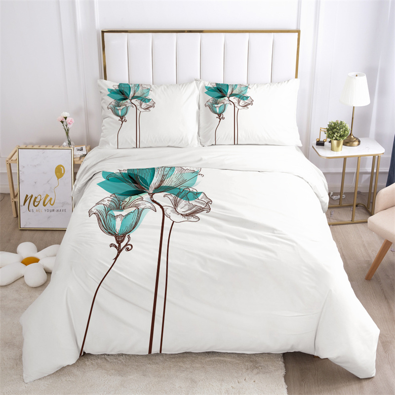 Set biancheria da letto con fo - Aesthetic Floral Duvet Cover recensione e prezzo